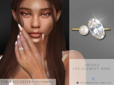 Ariana Engagement Ring / Rings Sims 4 CC