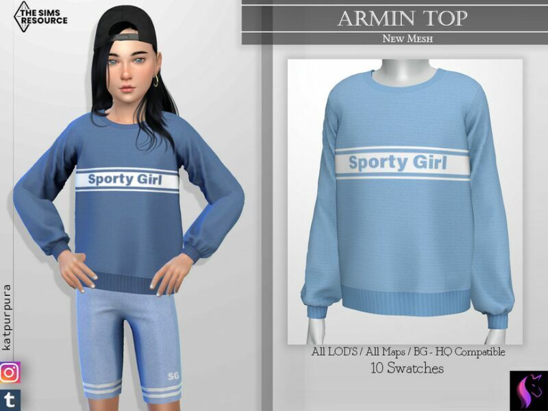 Armin TOP By Katpurpura Sims 4 CC