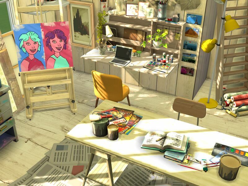 sims 4 cc artists study cc by flubs79 2