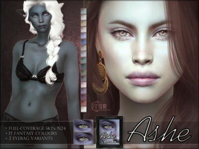 Ashe Skin – Female Skin 24 – Fantasy Colours Sims 4 CC