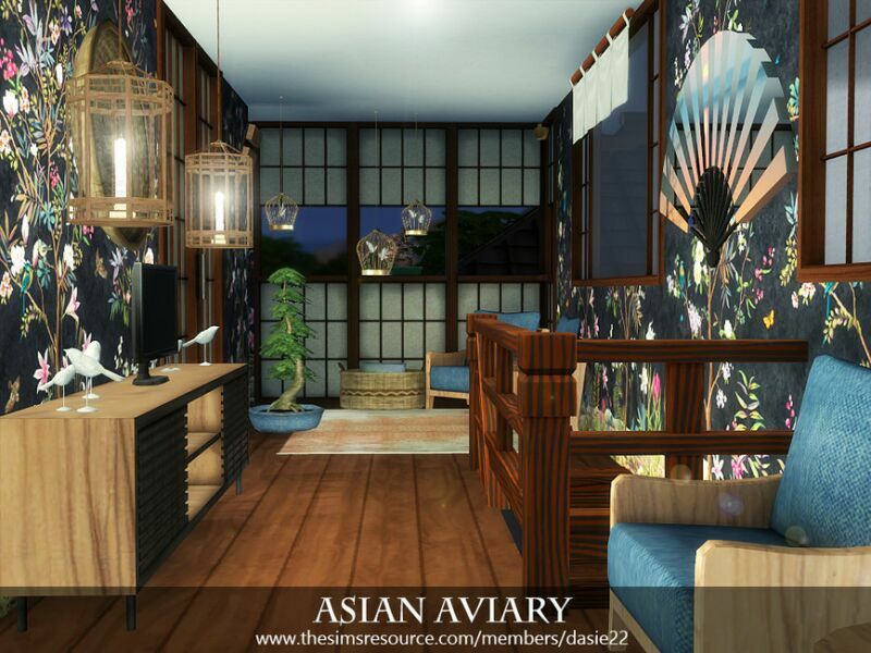 sims 4 cc asian aviary by dasie2 2