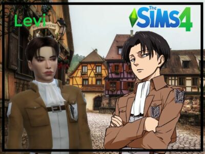 Attack ON Titan: Levi Ackerman SIM By Laurensims Sims 4 CC