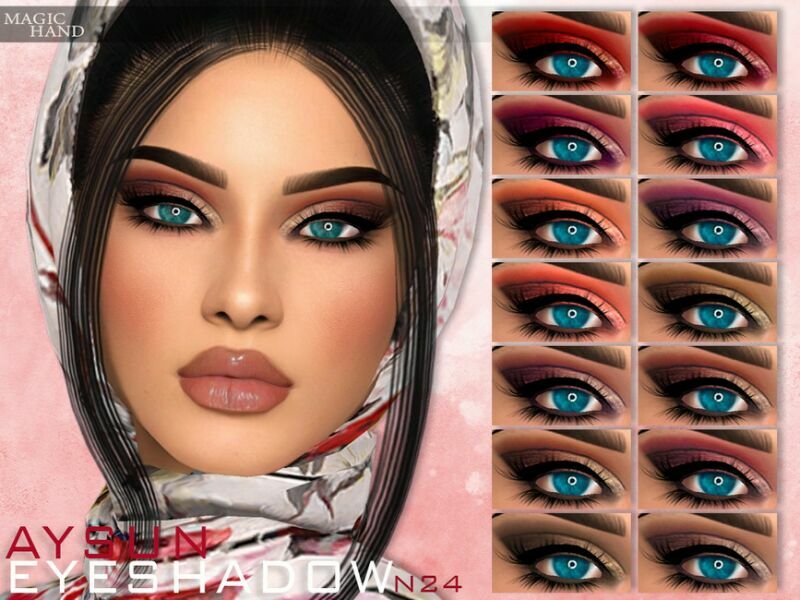 Aysun Eyeshadow N24 [Patreon] By Magichand Sims 4 CC