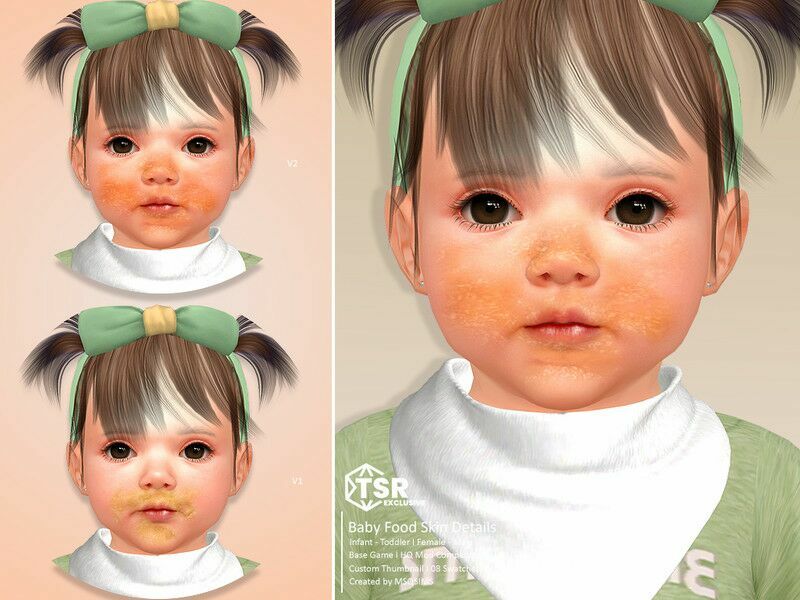 Baby Food Skin Details By Msqsims Sims 4 CC