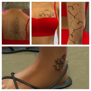 Baby Girl Tattoo By Moonlightsimmer Sims 4 CC