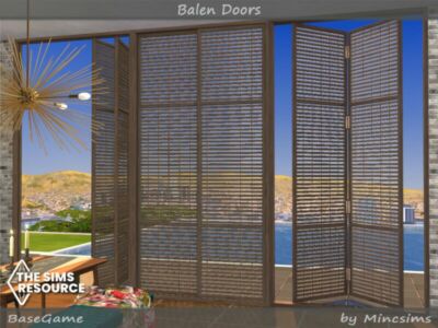 Balen Doors By Mincsims Sims 4 CC