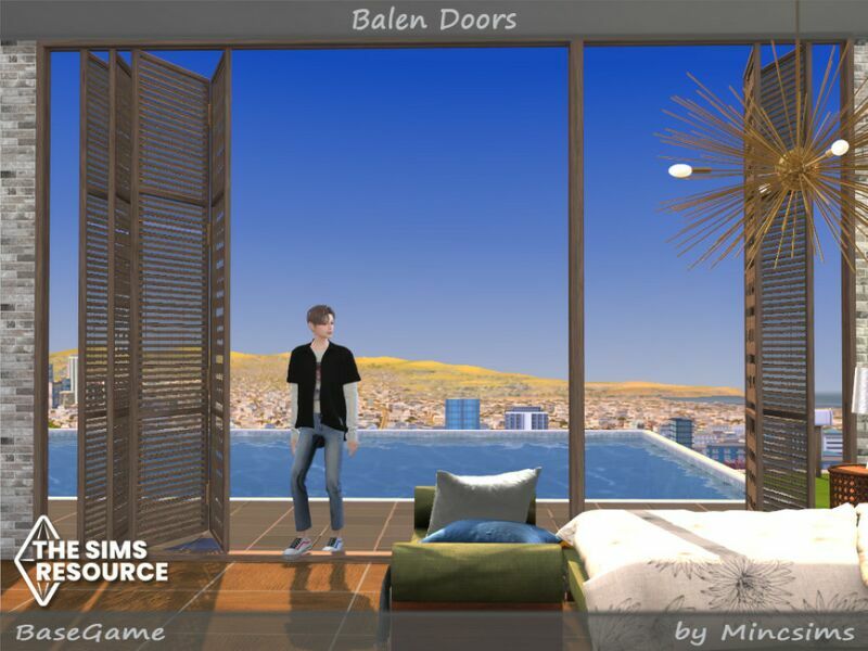 sims 4 cc balen doors by mincsims 2