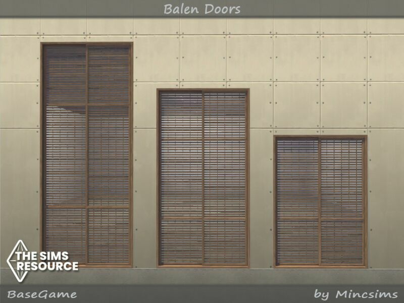 sims 4 cc balen doors by mincsims 7