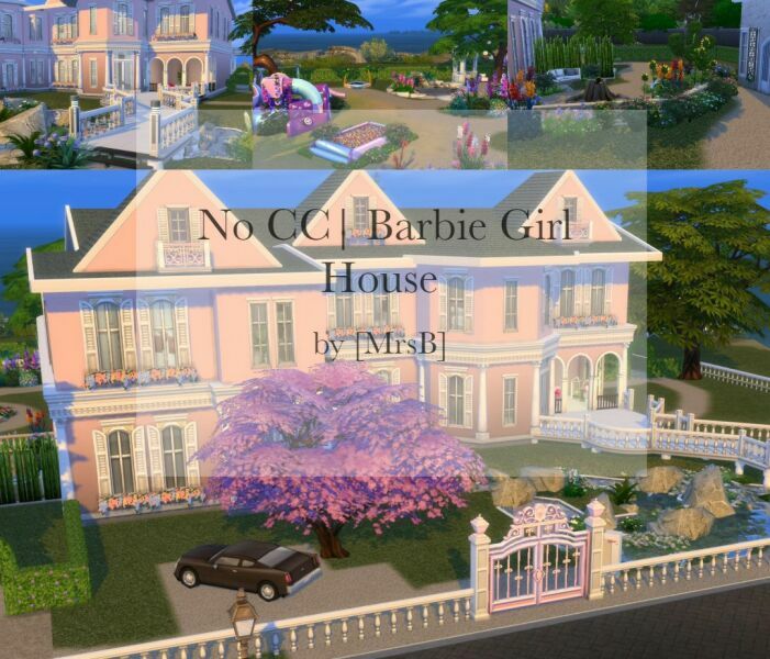 Barbie Girl House |CC Free By Mrsbarbiex3 Sims 4 CC