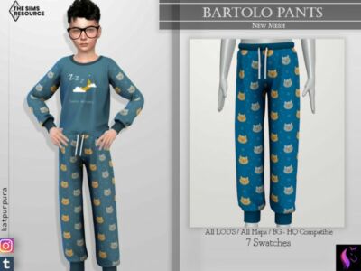 Bartolo Pants By Katpurpura Sims 4 CC