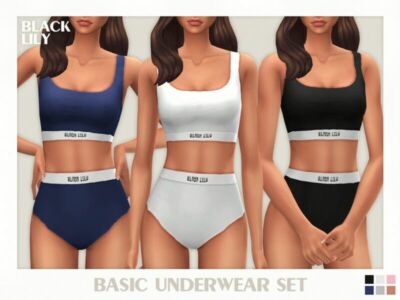 Basic Underwear SET Sims 4 CC