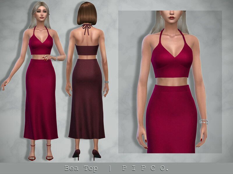 BEA TOP. Sims 4 CC