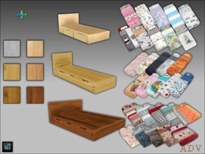 BED Frames And Beddings Sims 4 CC