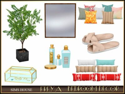 Bedroom Freya Decor Sims 4 CC