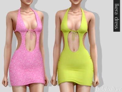 Belaloallure_Ikera Dress (Patreon) By Belal1997 Sims 4 CC