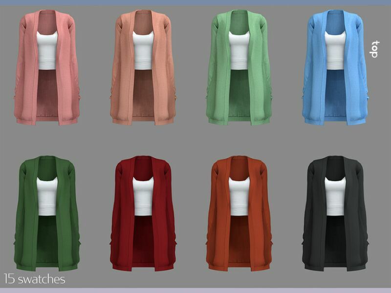 sims 4 cc belaloallure mina wool top patreon by belal1997 2