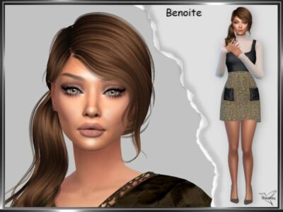 Benoite Bournier By Trasras Sims 4 CC