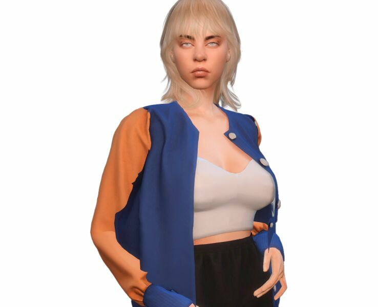 sims 4 cc billie eilish sims by monosims 3