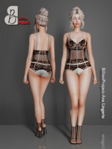 Billionproject-Ana Lingerie Sims 4 CC