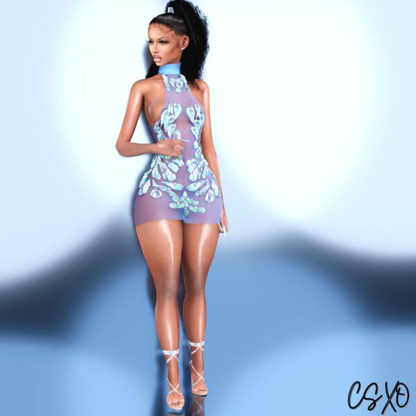 sims 4 cc birthday girl dress 💎 2