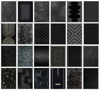 Black RUG Collection – CC By Similebuilds Sims 4 CC