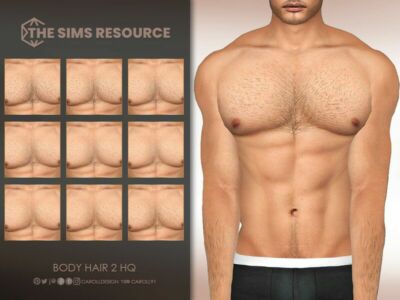 Body Hair 2 HQ Sims 4 CC