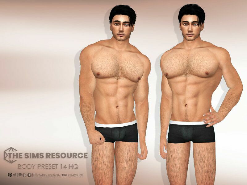 Body Preset 14 HQ Sims 4 CC