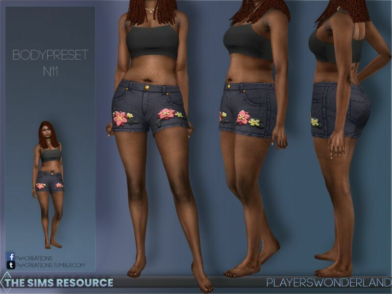 Bodypreset N11 By Playerswonderland Sims 4 CC