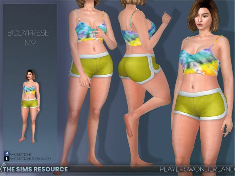 Bodypreset N13 By Playerswonderland Sims 4 CC