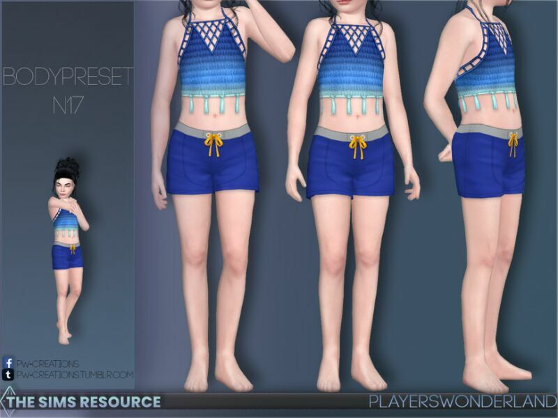 Bodypreset N17 By Playerswonderland Sims 4 CC