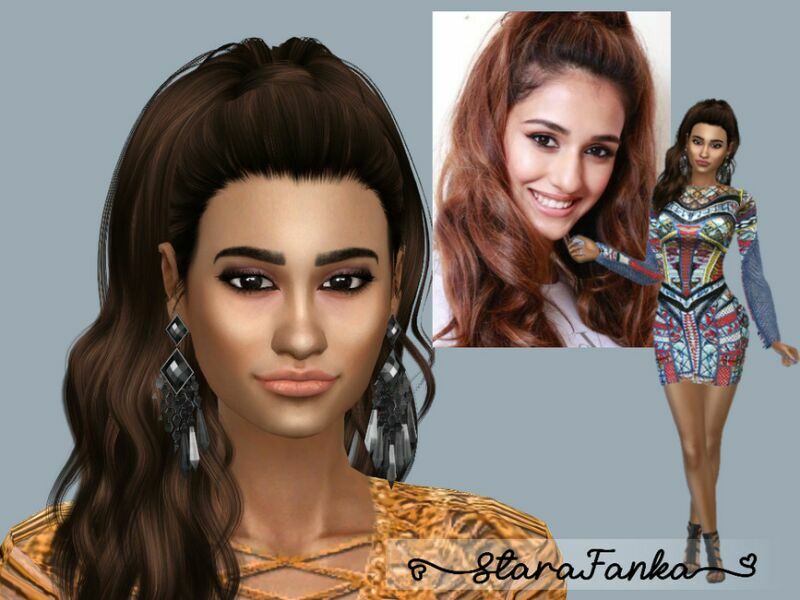 Bollywood Star – Disha Patani (Request) By Starafanka Sims 4 CC