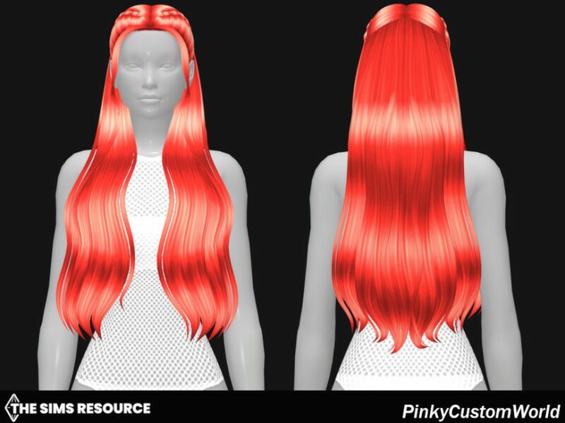 sims 4 cc bonus retexture of enchanted hair by enriques4 by pinkycustomworld 3