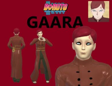 Boruto: Gaara Cosplay SET By Laurensims Sims 4 CC