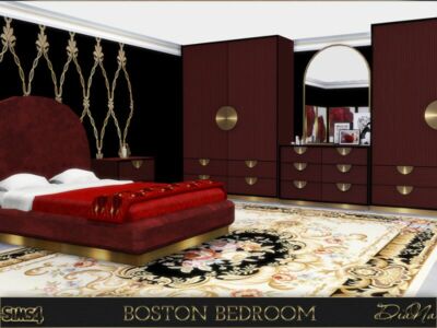 Boston Bedroom By Dianasims Sims 4 CC