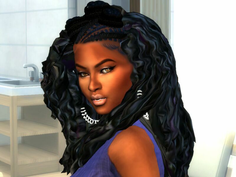 sims 4 cc braided wavy wonder by drteekaycee 2