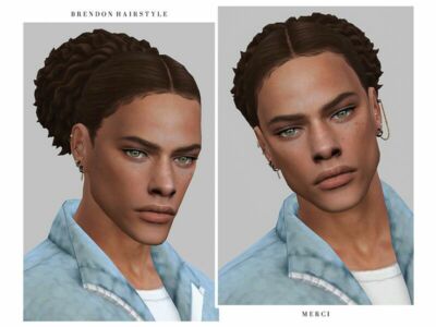 Brendon Hairstyle By -Merci- Sims 4 CC