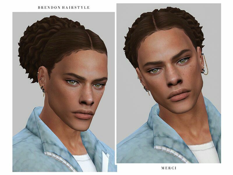 Brendon Hairstyle By -Merci- Sims 4 CC