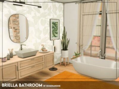 Briella Bathroom (TSR Only CC) By Xogerardine Sims 4 CC