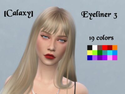 [Calaxy] Eyeliner 3 Sims 4 CC