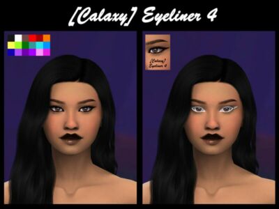 [Calaxy] Eyeliner 4 Sims 4 CC