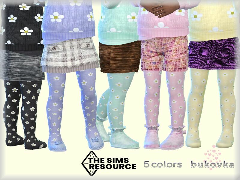 Camomile Tights By Bukovka Sims 4 CC