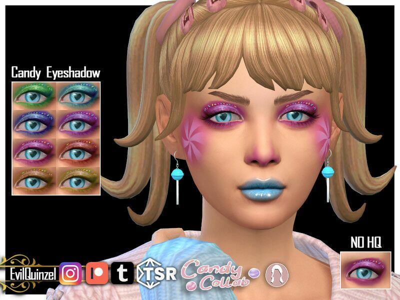 Candy Eyeshadow By Evilquinzel Sims 4 CC