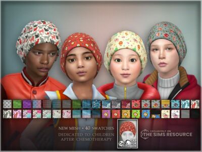 CAP For Children By Bakalia Sims 4 CC