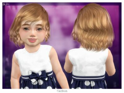 Carbon (Toddler Hairstyle) By Javasims Sims 4 CC