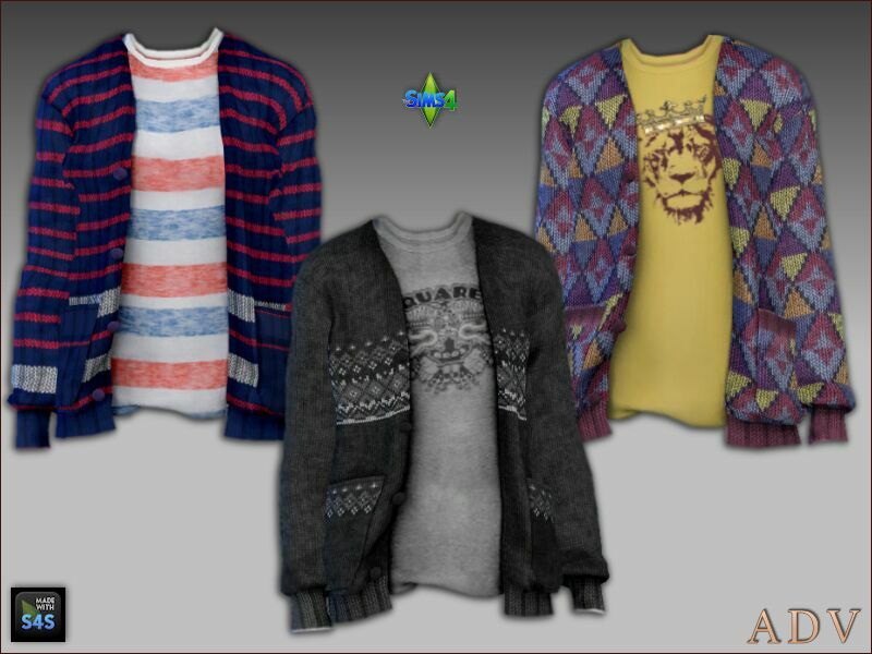 sims 4 cc cardigans and pants for adults 2