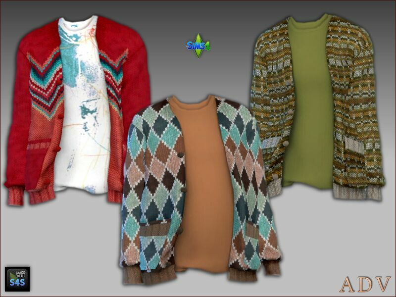 sims 4 cc cardigans and pants for adults 3