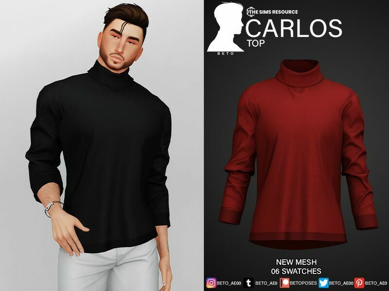 Carlos (TOP) Sims 4 CC