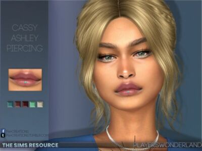 Cassy Ashley Piercing By Playerswonderland Sims 4 CC