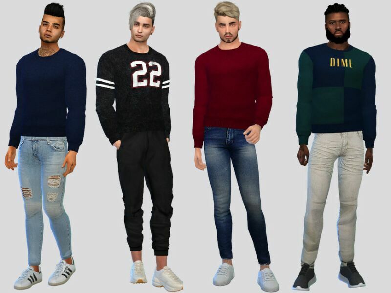 Casual Sweaters By Mclaynesims Sims 4 CC