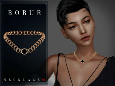 Chain Necklace By Bobur3 Sims 4 CC